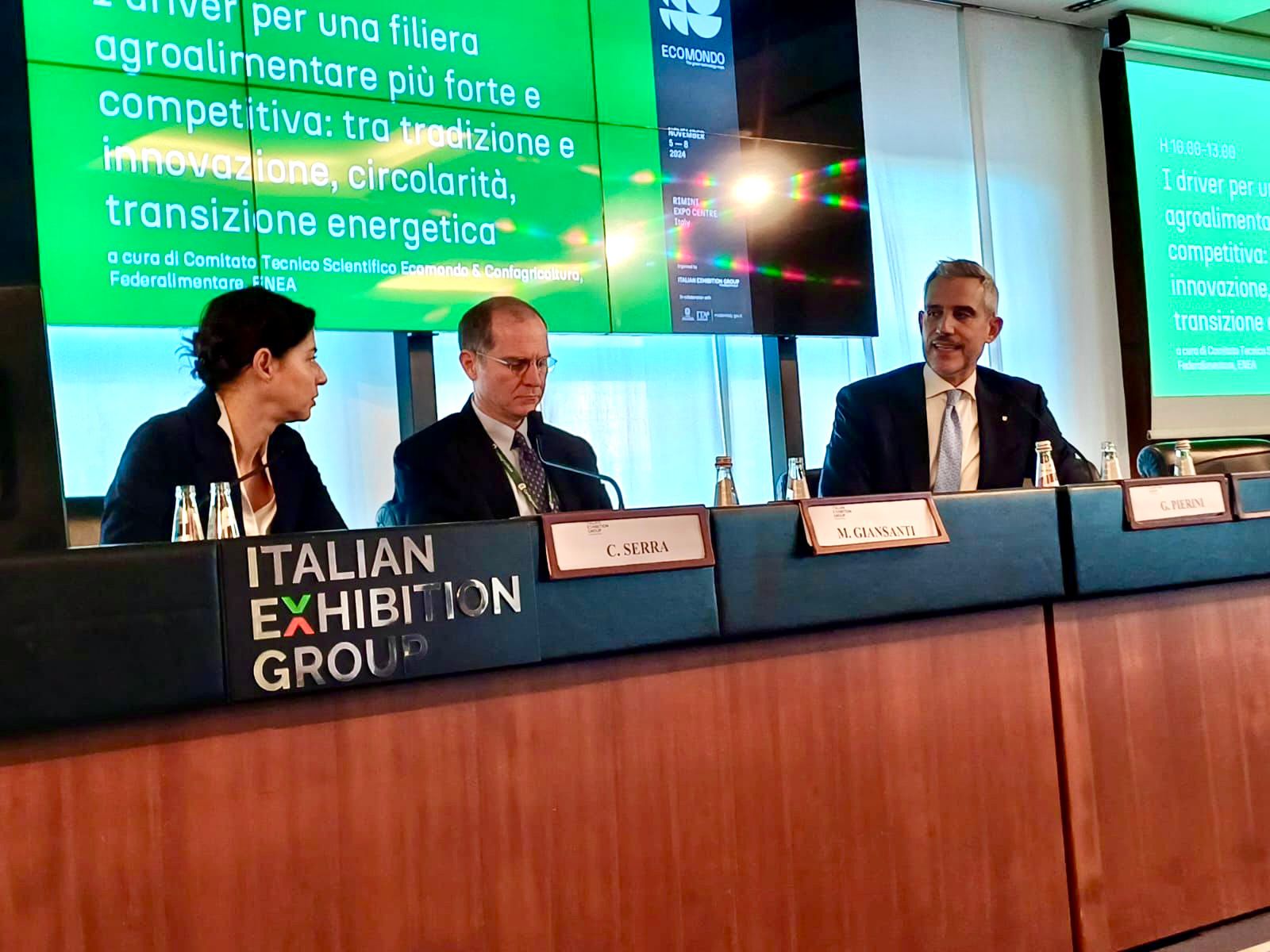 ECOMONDO: Giansanti (Confagricoltura) e Pierini (Federalimentare) sulla necessità di rafforzare la competitività dell’agroalimentare europeo